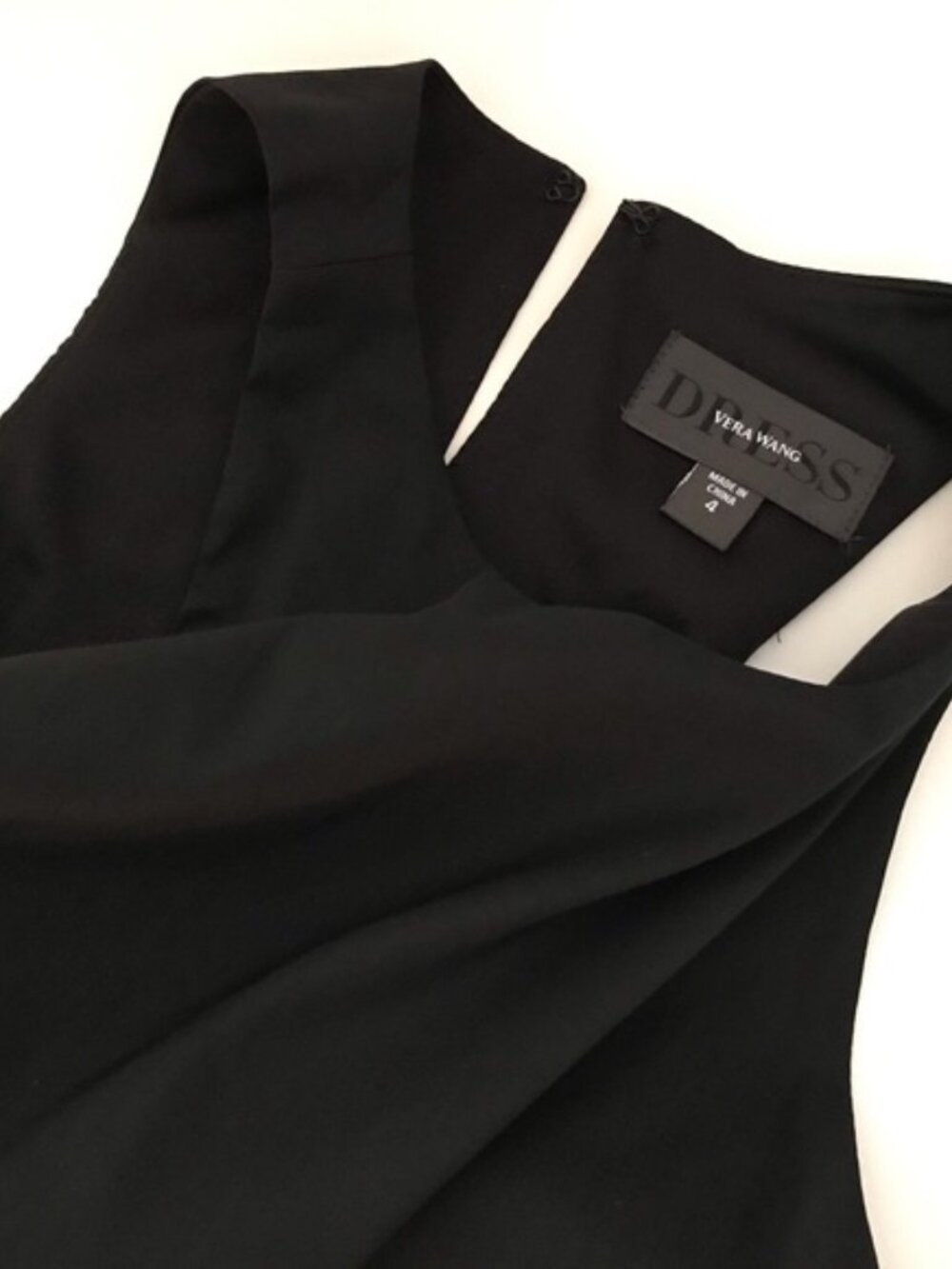 Vera Wang Cotton Blend Gown 0691 - Picture 3 of 8